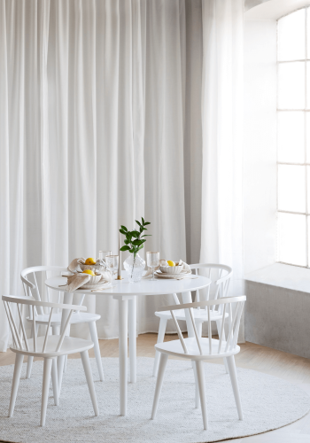 ROWICO Lotta spisebord - hvid, rund (106) 