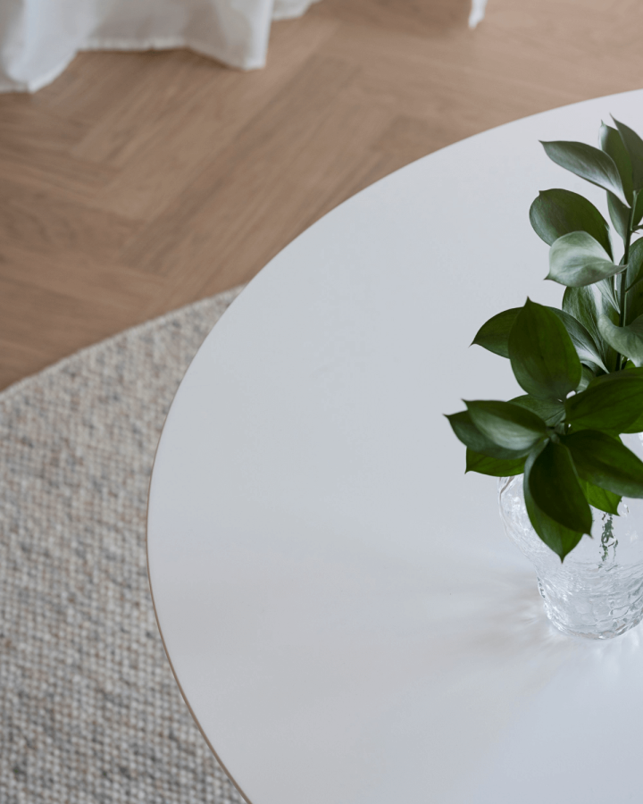 ROWICO Lotta spisebord - hvid, rund (106) 