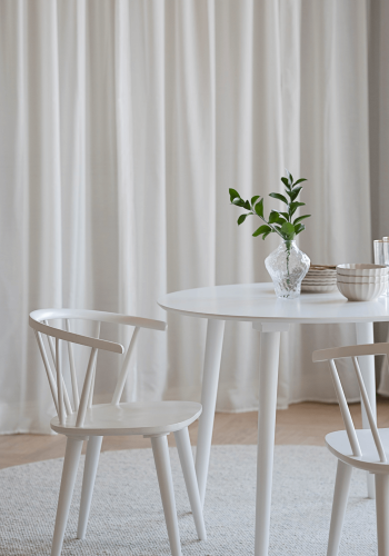 ROWICO Lotta spisebord - hvid, rund (106) 