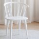ROWICO Carmen Esszimmerstuhl - weißes Holz, mit Armlehnen