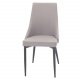 VENTURE DESIGN Leone 2.0 spisebordsstol, med armlener - gr polyester og svart metall