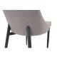VENTURE DESIGN Leone 2.0 spisebordsstol, med armlener - gr polyester og svart metall