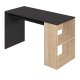 TEMAHOME Yale Schreibtisch - Schwarz/Eiche natur - 113,9x50 cm