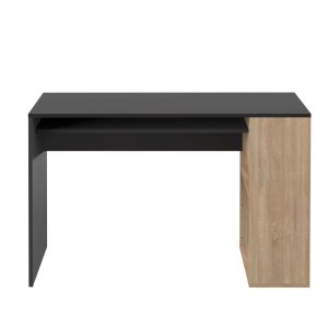 TEMAHOME Yale Schreibtisch - Schwarz/Eiche natur - 113,9x50 cm