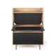 TEMAHOME Lime Schreibtisch - Natur/Schwarz - 104x40x138 cm