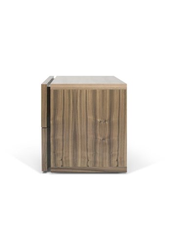TEMAHOME Aurora Nachttisch - Walnussfurnier - Braun - 60 cm