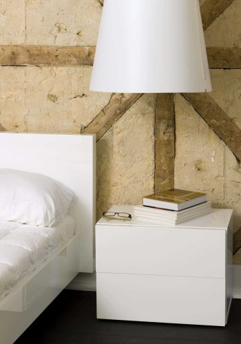 TEMAHOME Aurora Sengebord - Hvid - 60x44x45 cm