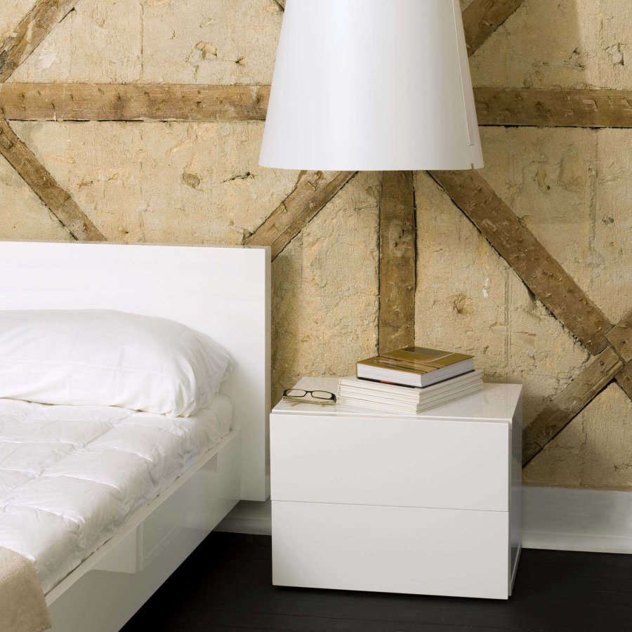 TEMAHOME Aurora Sengebord - Hvid - 60x44x45 cm