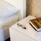 TEMAHOME Aurora Sengebord - Hvid - 60x44x45 cm