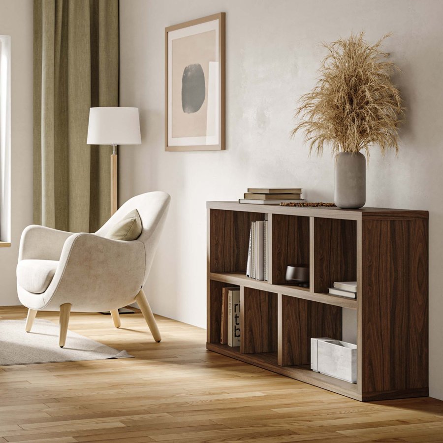 TEMAHOME Berlin Konsolbord - Brun valn�ddefin&eacute;r, 150 cm