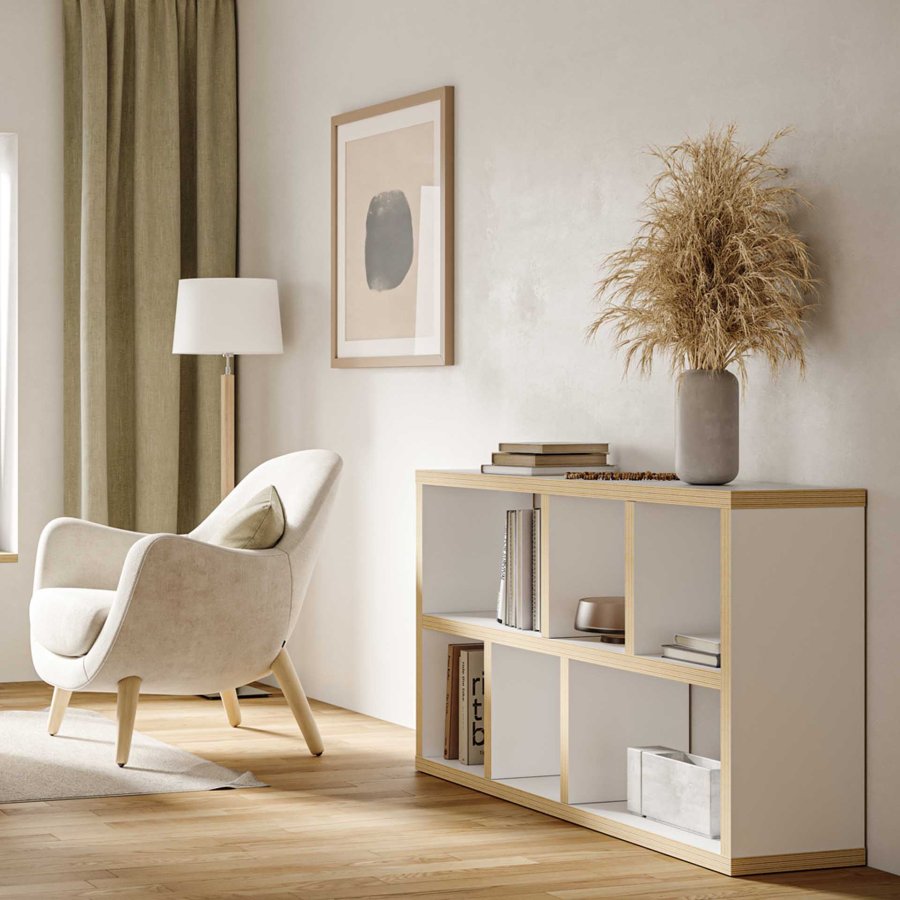 TEMAHOME Berlin Konsolbord - Hvid/Natur - 150 cm