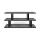 TEMAHOME Step L�g bokhylla - Betonglook/Svart melamin - 163 cm