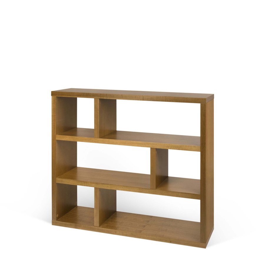 TEMAHOME Dublin Bokhylla L�g - Natur, Mukali-faner, 120x105 cm