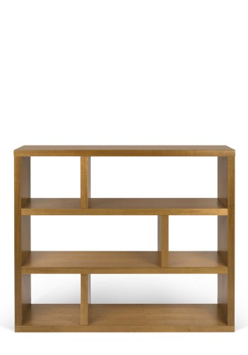 TEMAHOME Dublin Bokhylla L�g - Natur, Mukali-faner, 120x105 cm