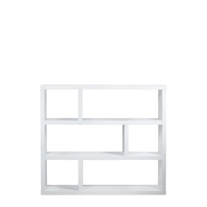 TEMAHOME Dublin Bokhylla L�g - Vit - 120x105x29 cm