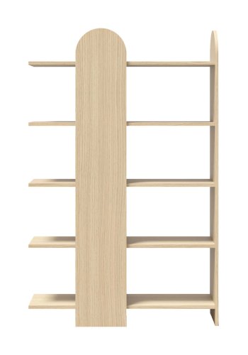 TEMAHOME Venice Bokhylla - Natur/Ljus ek, 112x175 cm