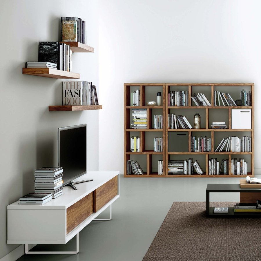 TEMAHOME Balda Vegghylle - Valn�ttfiner - 120 cm