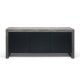 TEMAHOME Kobe Sideboard mit 3 T&uuml;ren - Beton-Optik und Schwarz, 188 cm