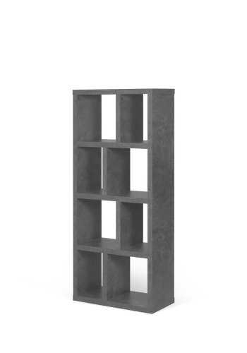 TEMAHOME Berlin Bokhylla - Gr� betonglook - 70x159x34 cm