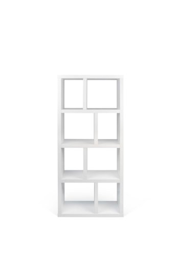 TEMAHOME Berlin Bokhylla - Vit, 4 hyllor, 70x159 cm