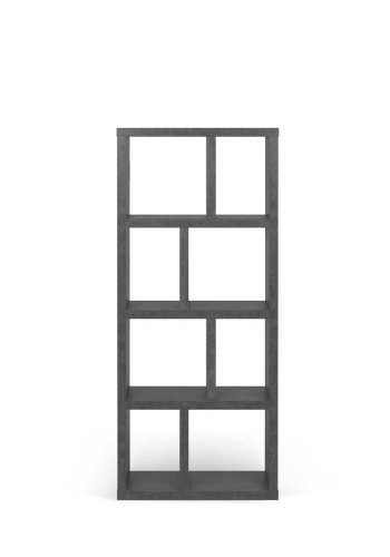 TEMAHOME Berlin Bokhylla - Gr� betonglook - 70x159x34 cm