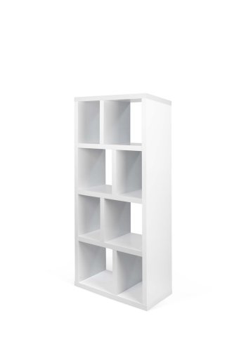 TEMAHOME Berlin Bokhylla - Vit, 4 hyllor, 70x159 cm