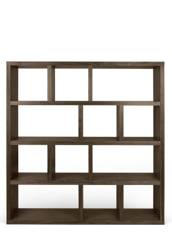 TEMAHOME Berlin Bokhylla 150 4L - Valn&ouml;t, 150x159 cm