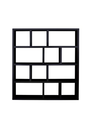 TEMAHOME Berlin Bokhylla 150 4L - Svart, 150 x 159 cm