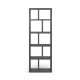 TEMAHOME Berlin Bokhylla 70 5L - Gr� betonglook, 70x198 cm