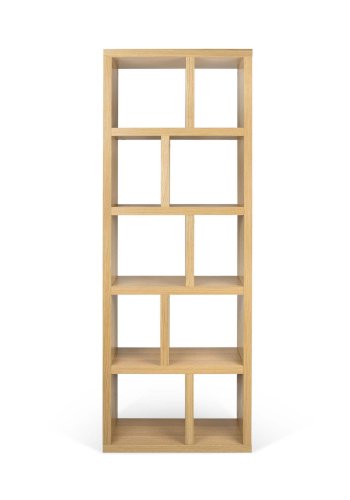 TEMAHOME Berlin Bokhylla 70 5L - Natur, ekfaner, 198x70x34 cm
