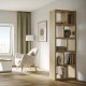 TEMAHOME Berlin Bokhylla 70 5L - Natur, ekfaner, 198x70x34 cm