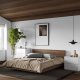 TEMAHOME Float Bettgestell - Walnuss, 180x200 cm, inkl. Lattenrost