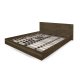 TEMAHOME Float Bettgestell - Walnuss, 180x200 cm, inkl. Lattenrost