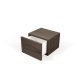 TEMAHOME Float Nachttisch - Walnussfurnier, 45x43 cm