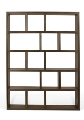 TEMAHOME Berlin Bokhylla - Valn&ouml;tsfaner, 5 hyllor, 150x198 cm