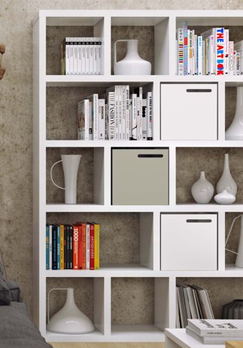 TEMAHOME Berlin Bokhylla 150 5L - Vit