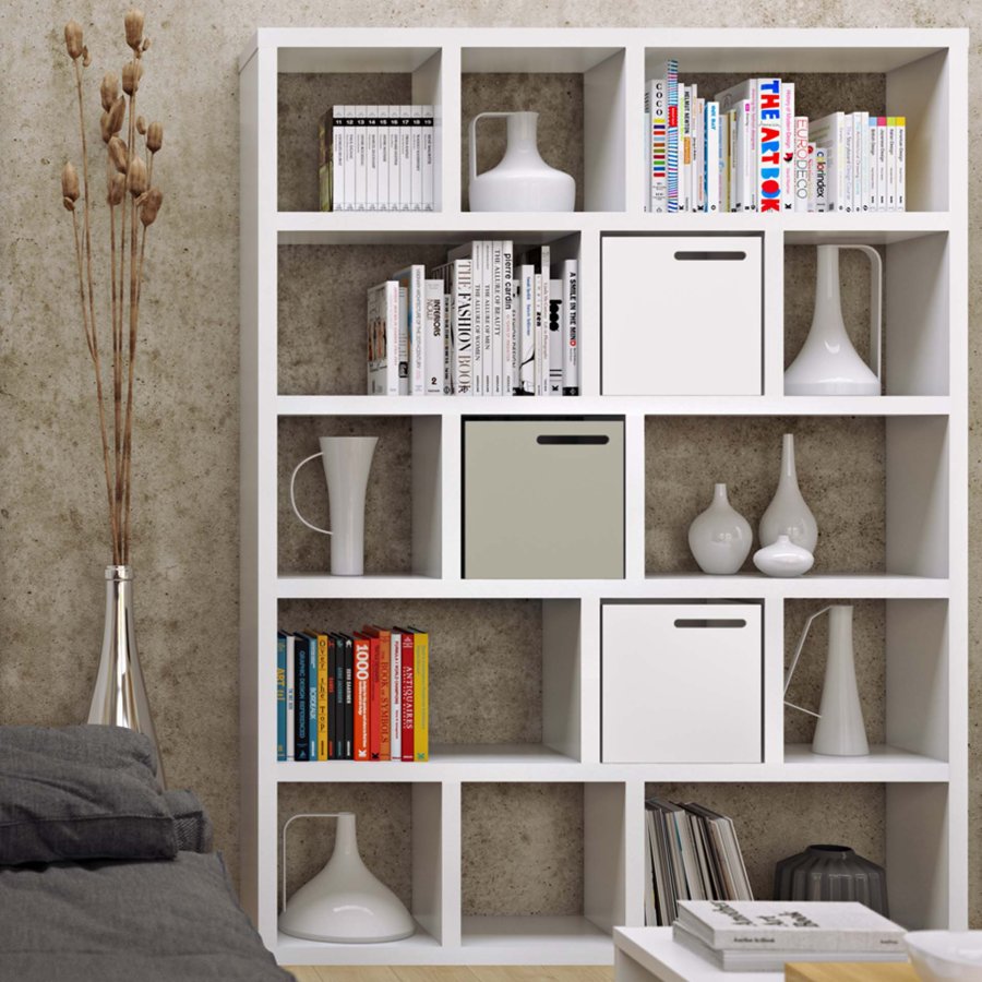 TEMAHOME Berlin Bokhylla 150 5L - Vit