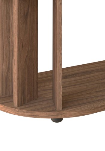 TEMAHOME Nora Couchtisch - Walnussfurnier braun, 110x50 cm
