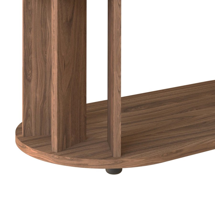 TEMAHOME Nora Couchtisch - Walnussfurnier braun, 110x50 cm