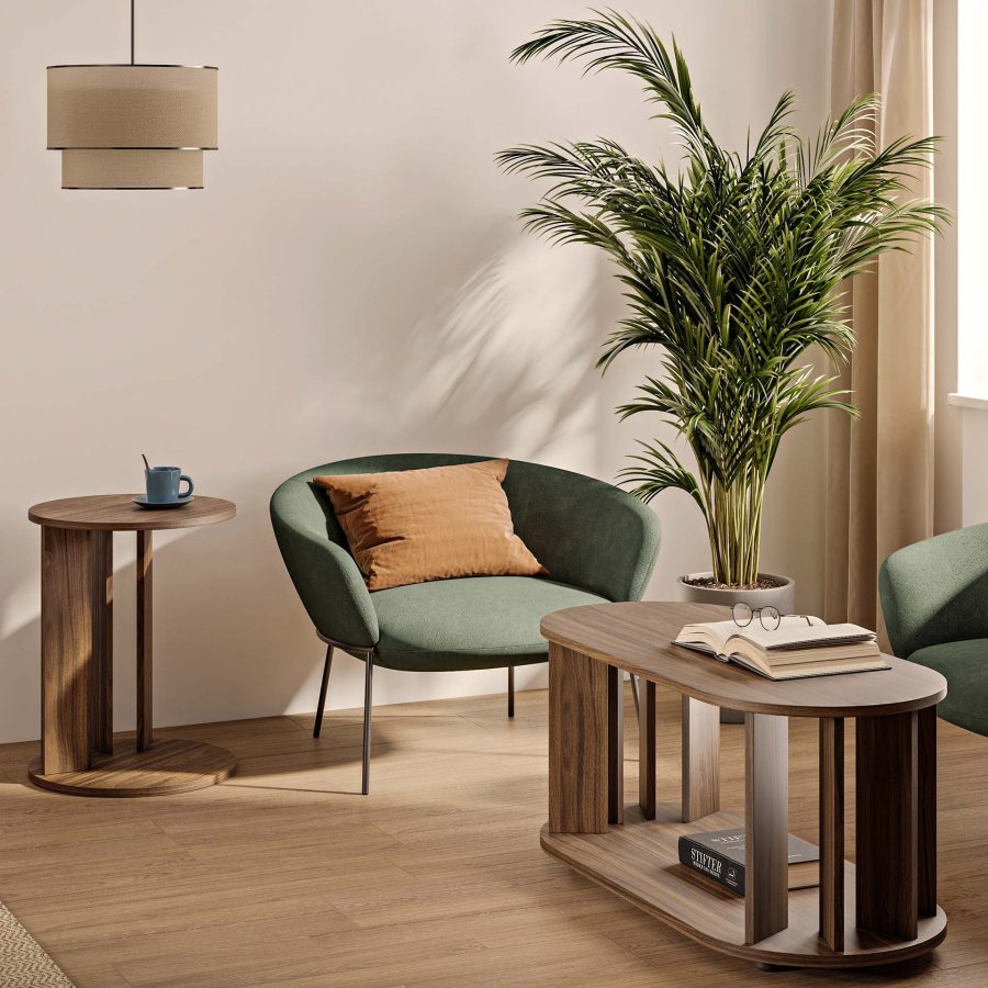 TEMAHOME Nora Sidebord - Valn�ddefin&eacute;r, 50x50 cm