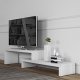 TEMAHOME Cliff TV-bord - Hvid, 125-235 cm