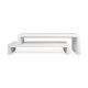TEMAHOME Cliff TV-bord - Hvid, 125-235 cm