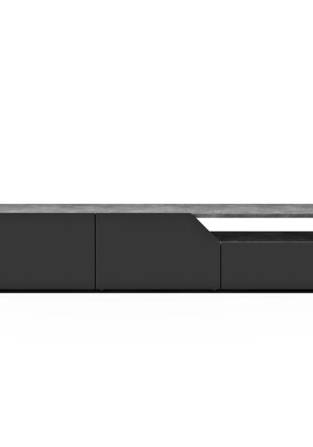 TEMAHOME Verone Tv-bord - beton-look og sort lak, 180 cm