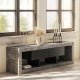 TEMAHOME Nara TV-bord - Beton og sort, 175 cm