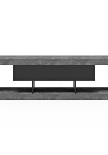 TEMAHOME Nara TV-bord - Beton og sort, 175 cm