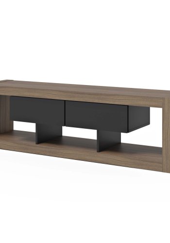 TEMAHOME Nara TV-bord 175 Low - Valn�d/Sort - 175 cm