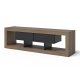 TEMAHOME Nara TV-bord 175 Low - Valn�d/Sort - 175 cm