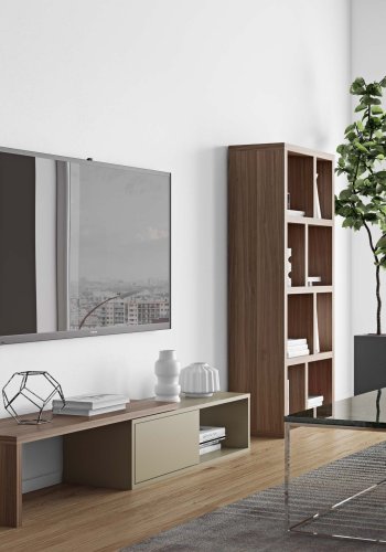 TEMAHOME Move TV-bord - Valn�d og gr� - 110-203 cm