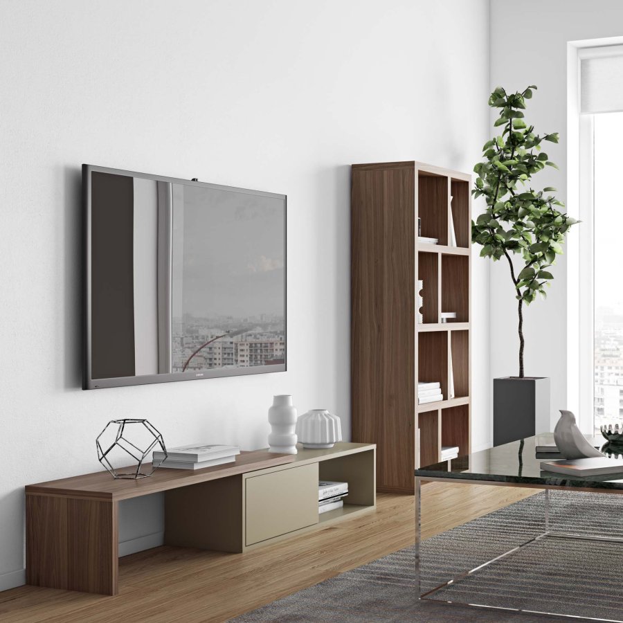 TEMAHOME Move TV-bord - Valn�d og gr� - 110-203 cm