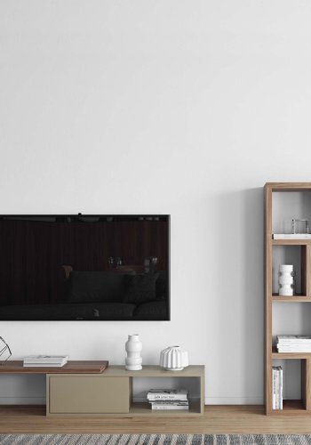 TEMAHOME Move TV-bord - Valn�d og gr� - 110-203 cm